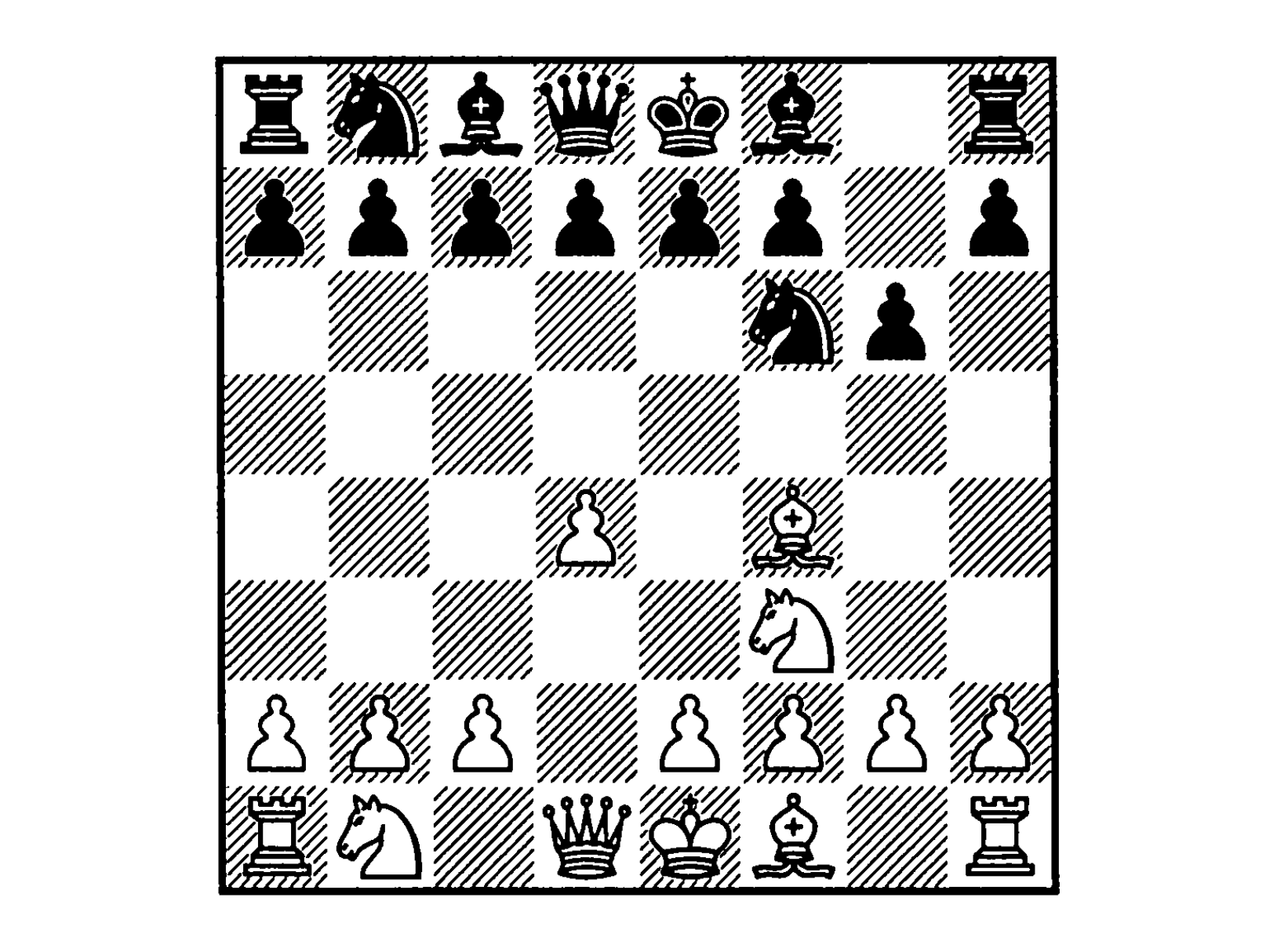 Position from a scanned chess book